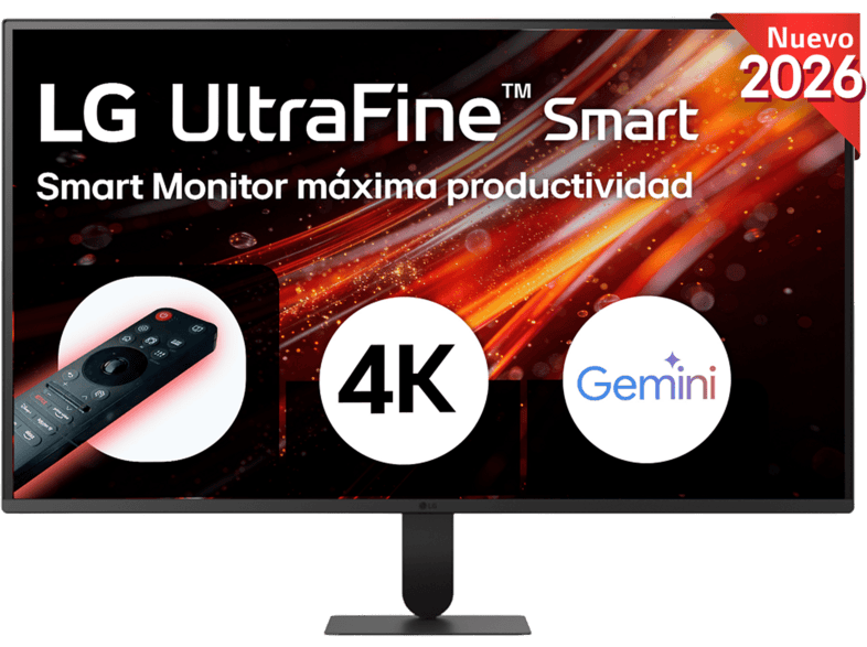 REACONDICIONADO Seminuevo Muy bueno Monitor - LG 32U701SB, 32 " UHD 4K, 60 Hz, 5 ms, VA, Altavoces integrados, HDR10, webOS Inteligente, Negro