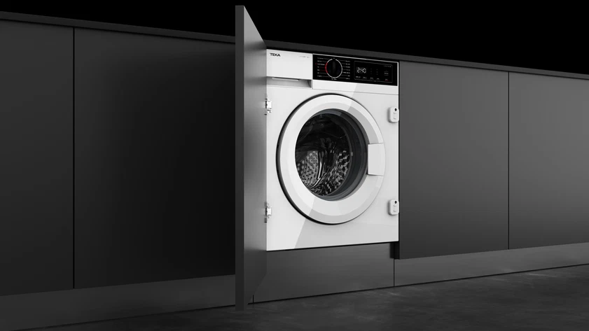 Lavadora integrable - Teka WMI 40841 W SP, 8 kg, 1400 rpm, 15 Programas, Inverter, Blanco