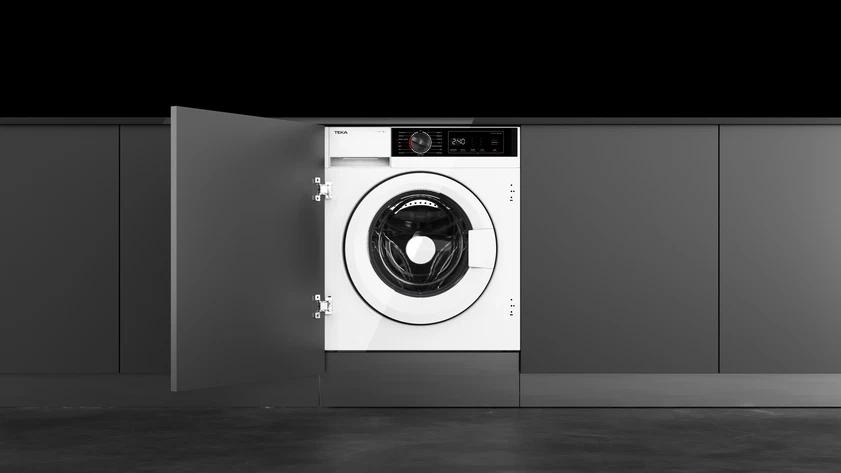 Lavadora integrable - Teka WMI 40841 W SP, 8 kg, 1400 rpm, 15 Programas, Inverter, Blanco