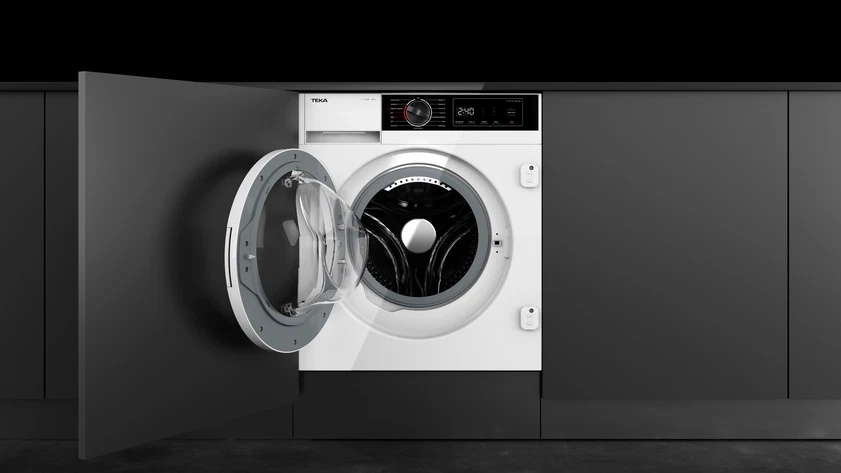 Lavadora integrable - Teka WMI 40841 W SP, 8 kg, 1400 rpm, 15 Programas, Inverter, Blanco