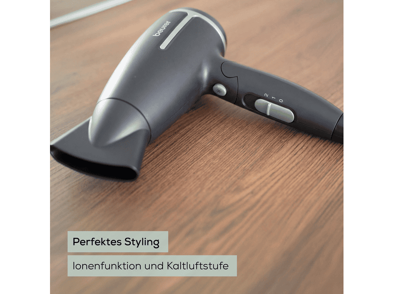 Beurer 107.16 HC 25 Limited Edition Reisehaartrockner Schwarz (1600 Watt) — Foto 4 von 5