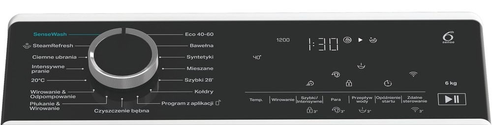 Pralka WHIRLPOOL TW621WBCVSWPL 6kg 1200 obr. HomeWhiz FreshCare Biały