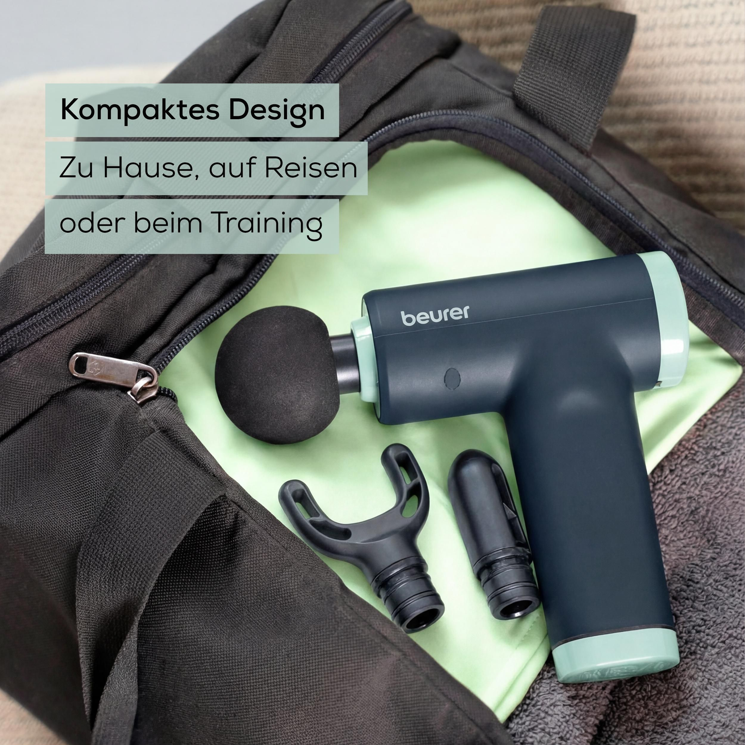 BEURER 107.13 MG 89 Limited Edition Massagegun, mit 3 Aufsätzen, Schwarz