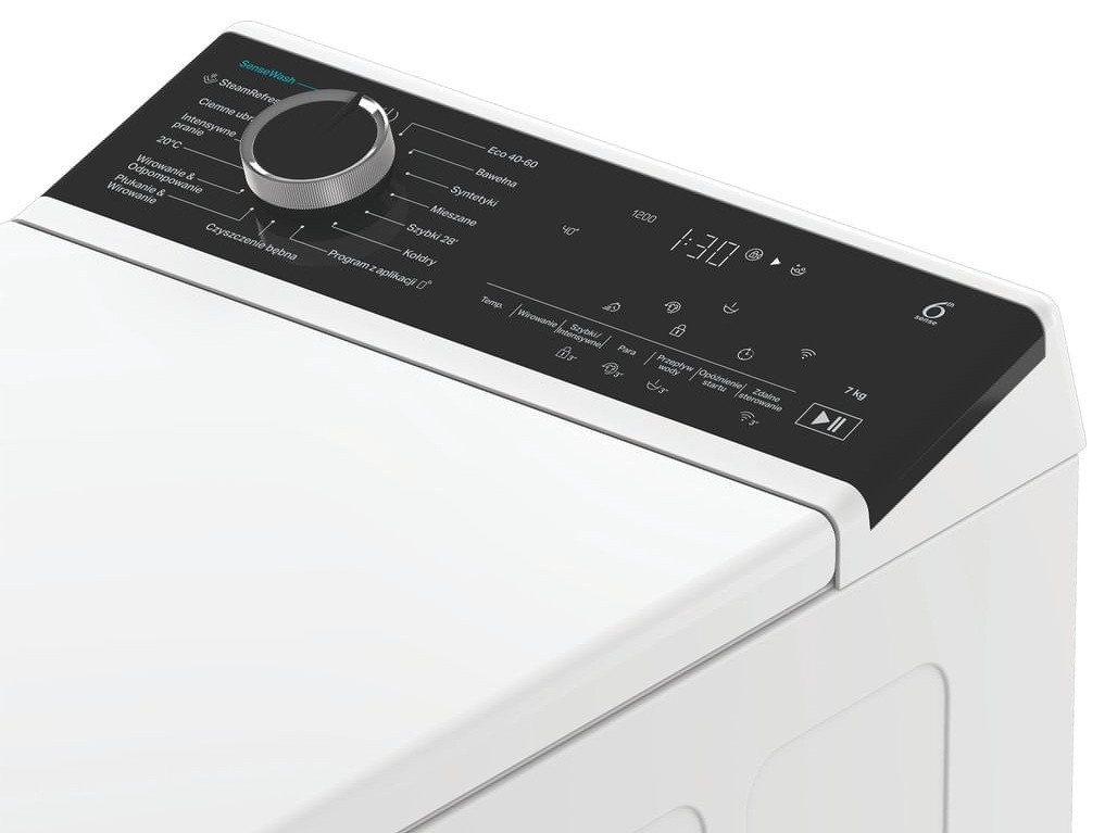 Pralka WHIRLPOOL TW721WBCVSWPL 7kg 1200 obr. HomeWhiz FreshCare Biały