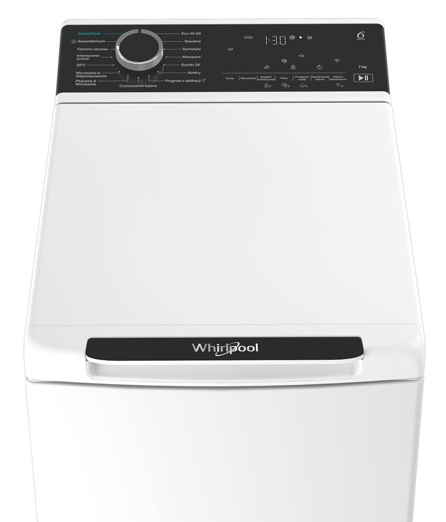 Pralka WHIRLPOOL TW721WBCVSWPL 7kg 1200 obr. HomeWhiz FreshCare Biały