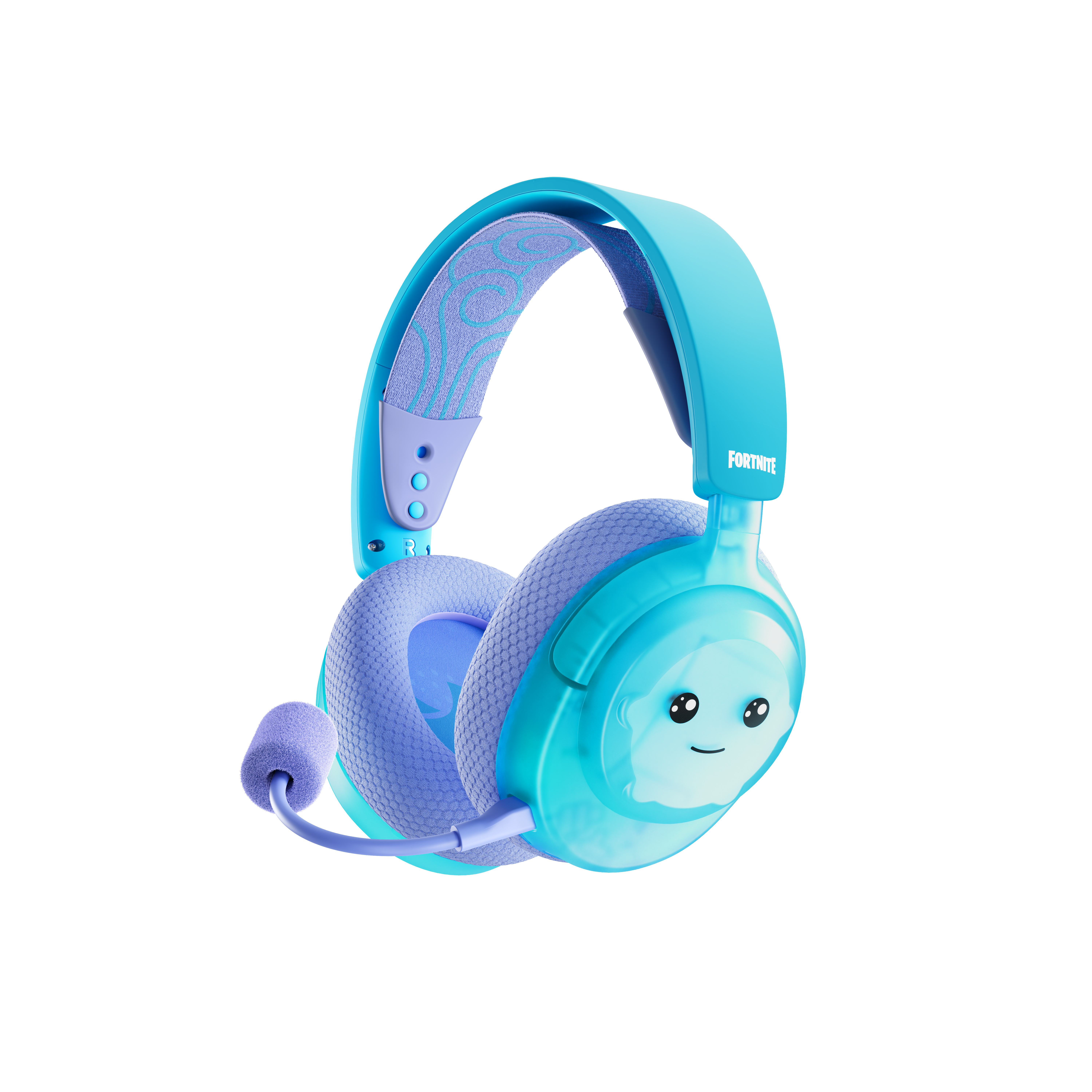 Słuchawki bezprzewodowe STEELSERIES Arctis Nova 3 Wireless Fortnite Niebiesko-fioletowy