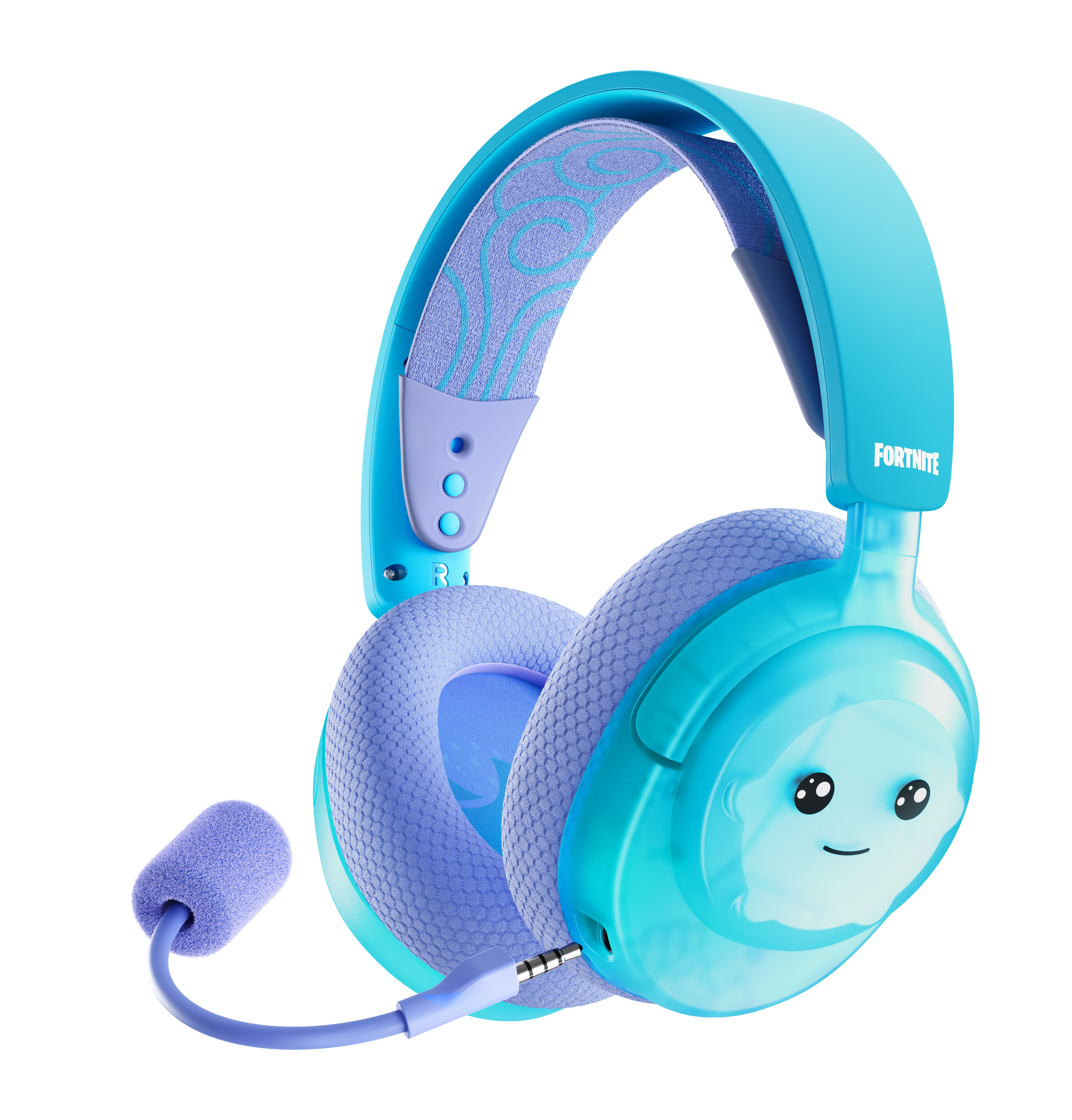 Słuchawki bezprzewodowe STEELSERIES Arctis Nova 3 Wireless Fortnite Niebiesko-fioletowy