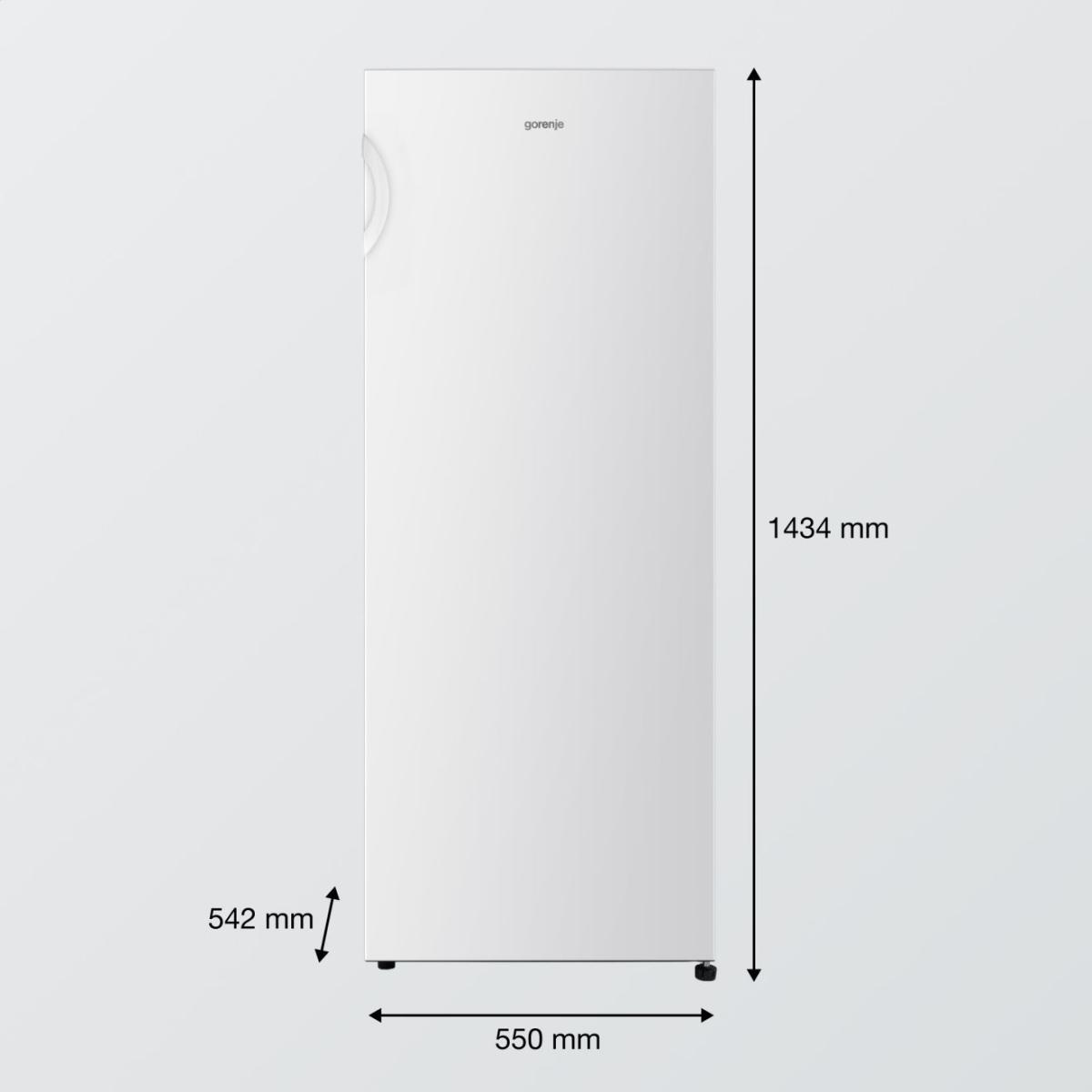 GORENJE F414D2W5 Gefrierschrank (D, 165 l, 1434 mm hoch)
