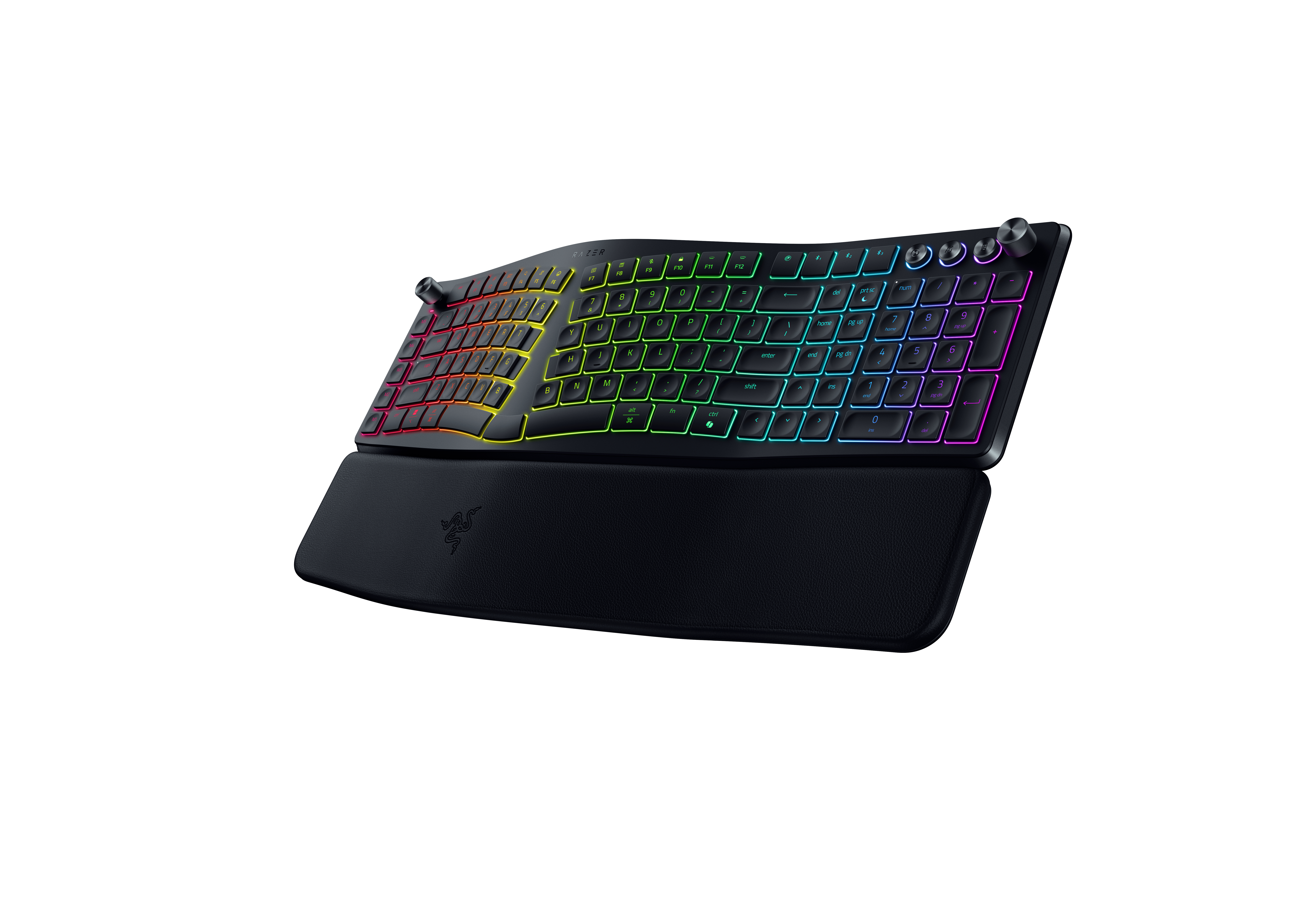 RAZER Pro Type Ergo, Tastatur, Scissor, Razer Membrane Switch, Kabelgebunden, kabellos, Schwarz 