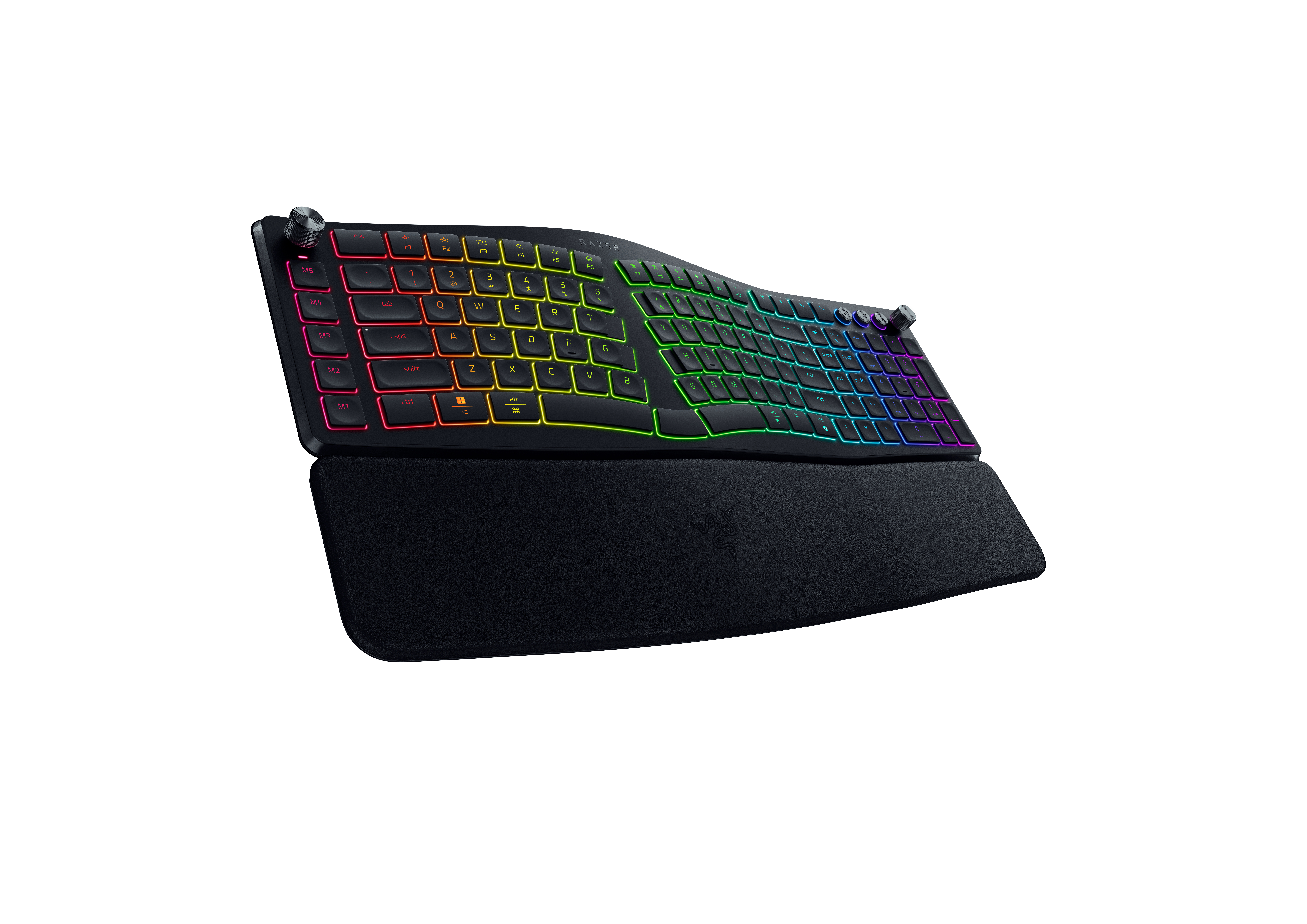 RAZER Pro Type Ergo, Tastatur, Scissor, Razer Membrane Switch, Kabelgebunden, kabellos, Schwarz 