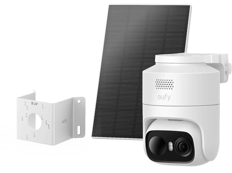 Cámara de vigilancia IP - Eufy C36 Outdoor, 2K, Función visión nocturna, Blanco