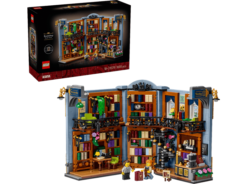 Lego Icons Icons 11379 Boekensteun: Boekhandel Bouwstenen Meerkleurig