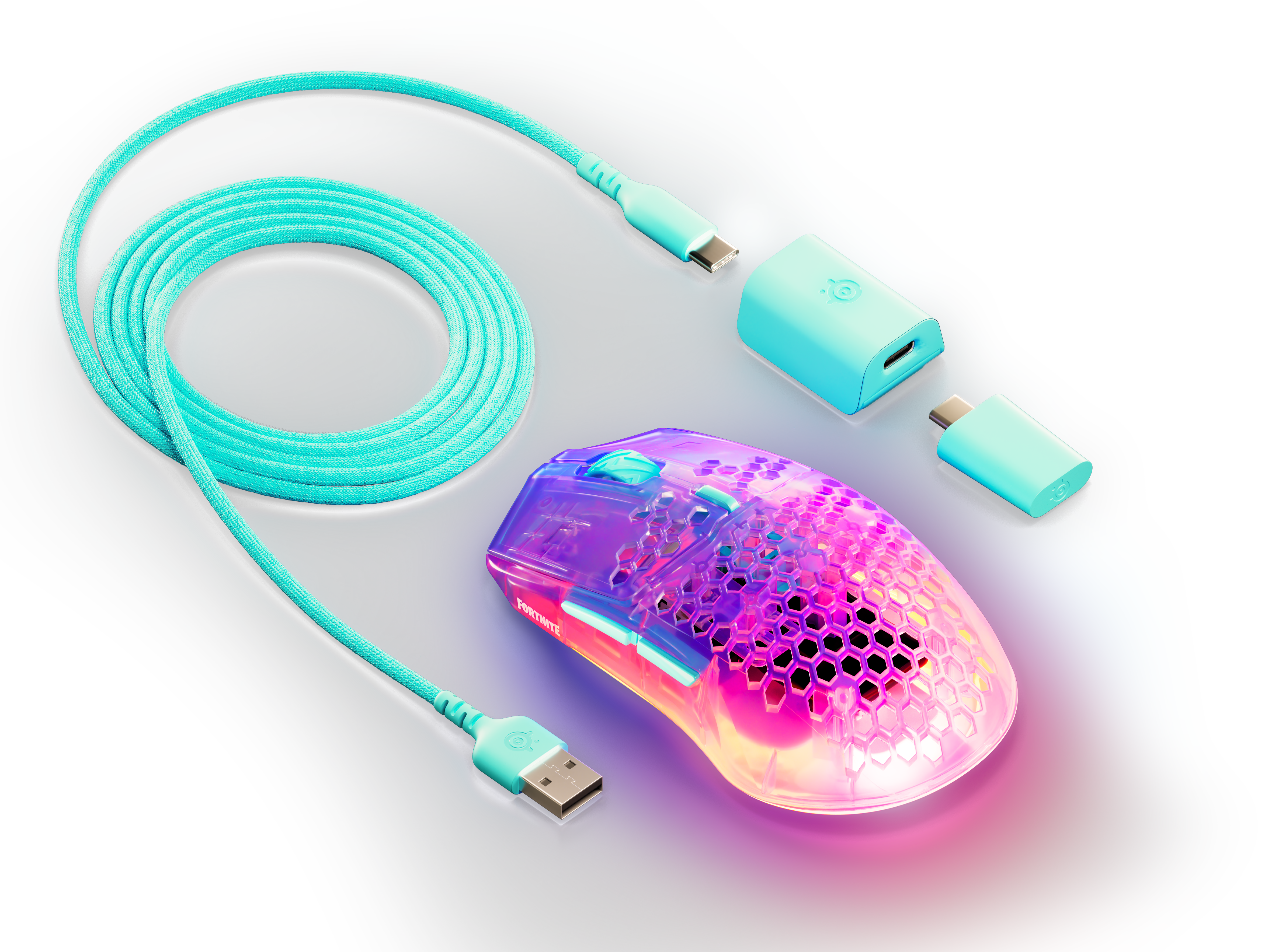 Mysz STEELSERIES Aerox 3 Gen 2 Fortnite