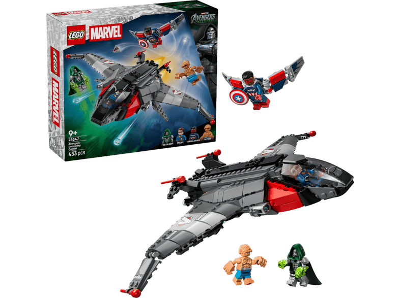 Lego Marvel Super Heroes 76347 Avengers: Doomsday Quinjet Bouwstenen Meerkleurig