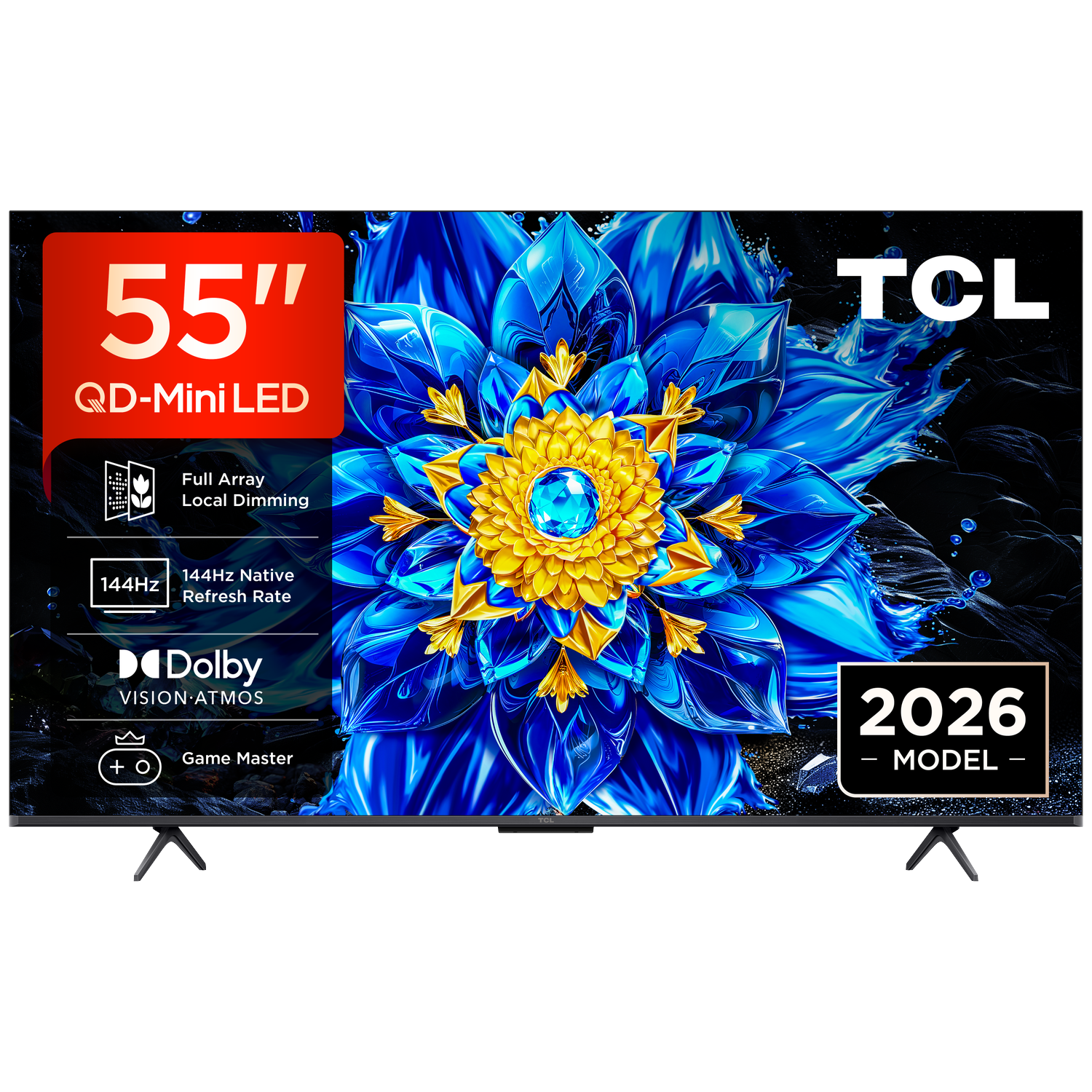 TCL 55P8L Google TV - Ultra HD 4K - QD-Mini-LED-tv - 55 inch - 2026