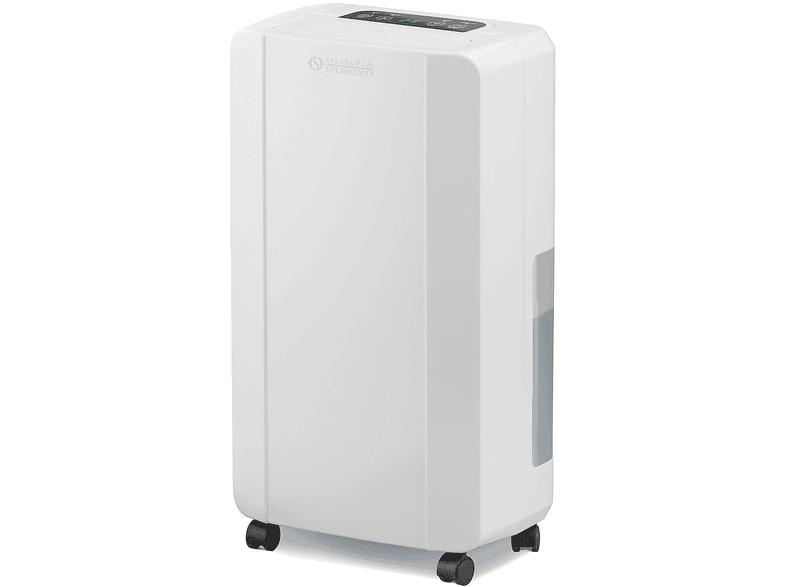 DEUMIDIFICATORE OLIMPIA SPLENDID AQUARIA SLIM 14 P, l/24 h, Serbatoio 2 l, Ideale per ambienti fino a 100 m³, Display touch