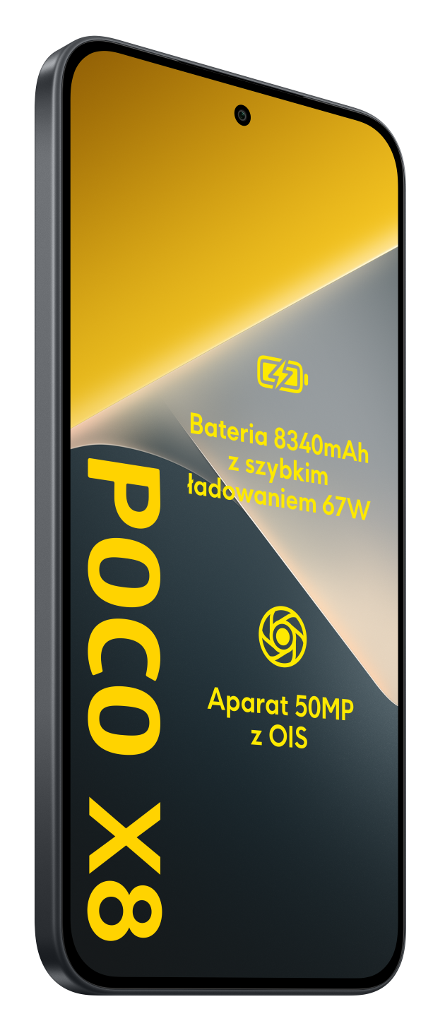 Smartfon POCO X8 5G 8 GB/ 256 GB Czarny