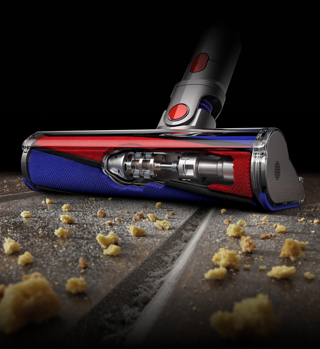 Aspirador escoba - Dyson V8™ Absolute, Potencia succión 130 AW, Autonomía 40 min, Ligera, Accesorios, Hogares con mascota, Níquel