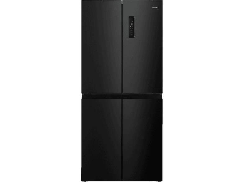 Koenic Kdd 151 D Nf B - Amerikaanse Koelkast No Frost Breedte 91 Cm Hoogte 177 Inhoud 362 L Zwart