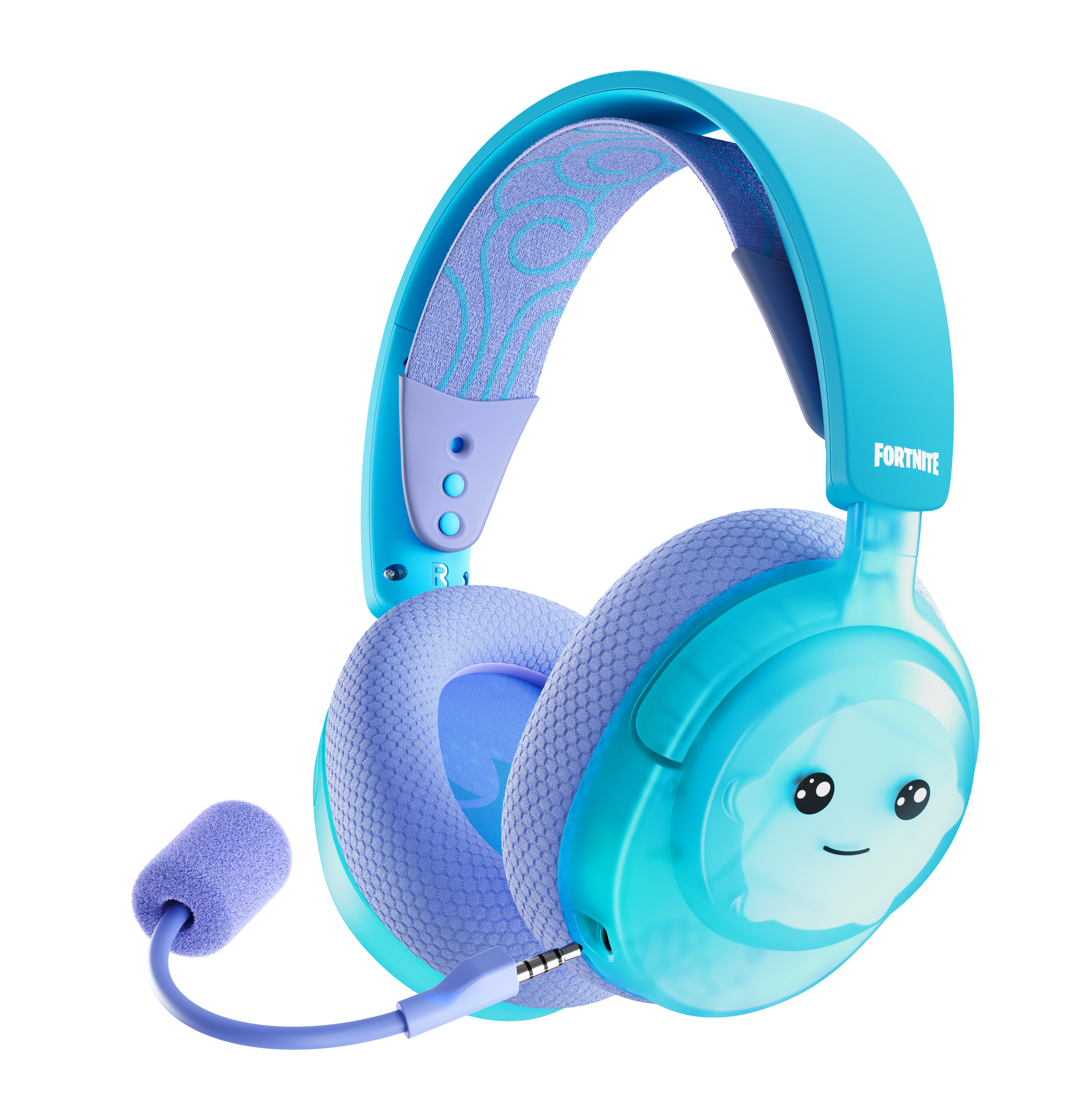 Słuchawki bezprzewodowe STEELSERIES Arctis Nova 3X Wireless Fortnite Niebiesko-fioletowy