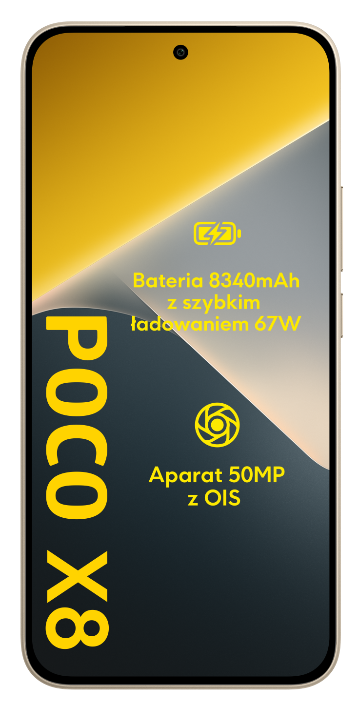 Smartfon POCO X8 5G 8 GB/ 256 GB Pomarańczowy
