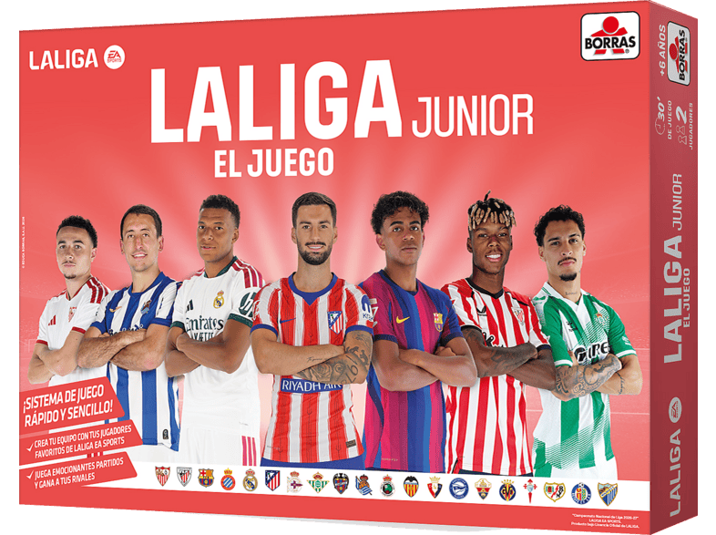 Juego de mesa - Meridiem La Liga Junior 26-27. El Juego, 6 años, De 2 a 4 jugadores