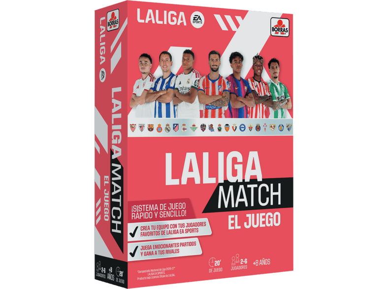 Juego de mesa - Meridiem La Liga Match, 8 años, 2 jugadores