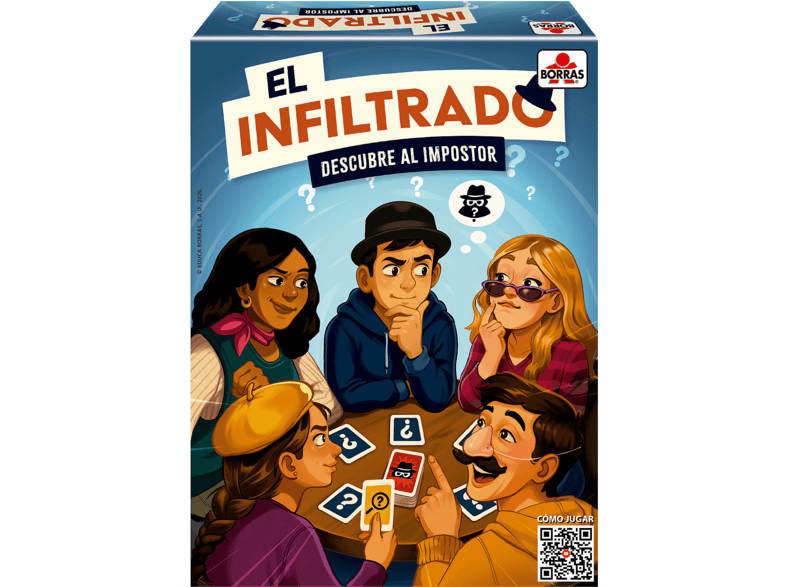 Juego de mesa - Meridiem El Infiltrado. Descubre al impostor, 10 años, 3 a 8 jugadores