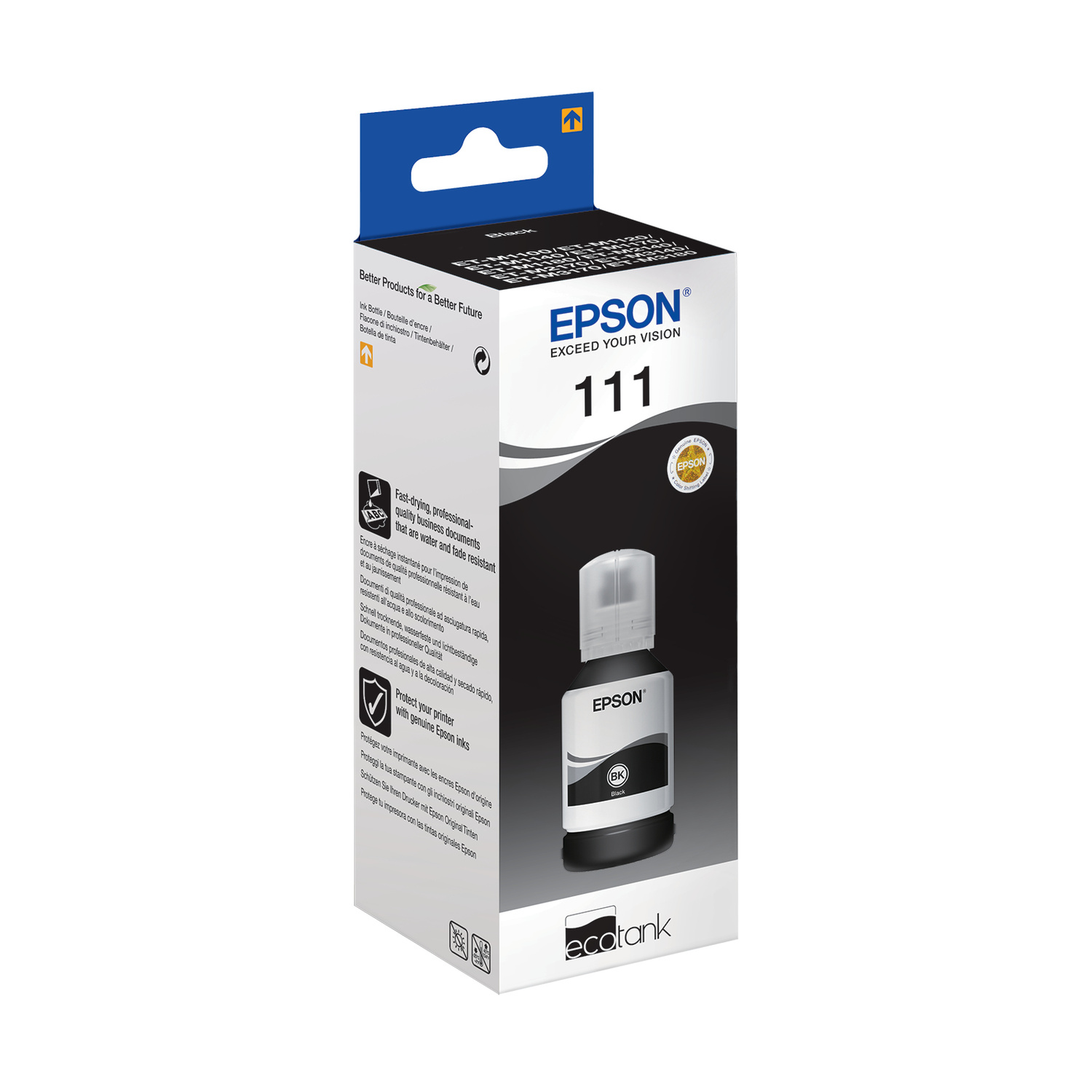 Flacone di inchiostro EPSON Ecotank 111 Nero