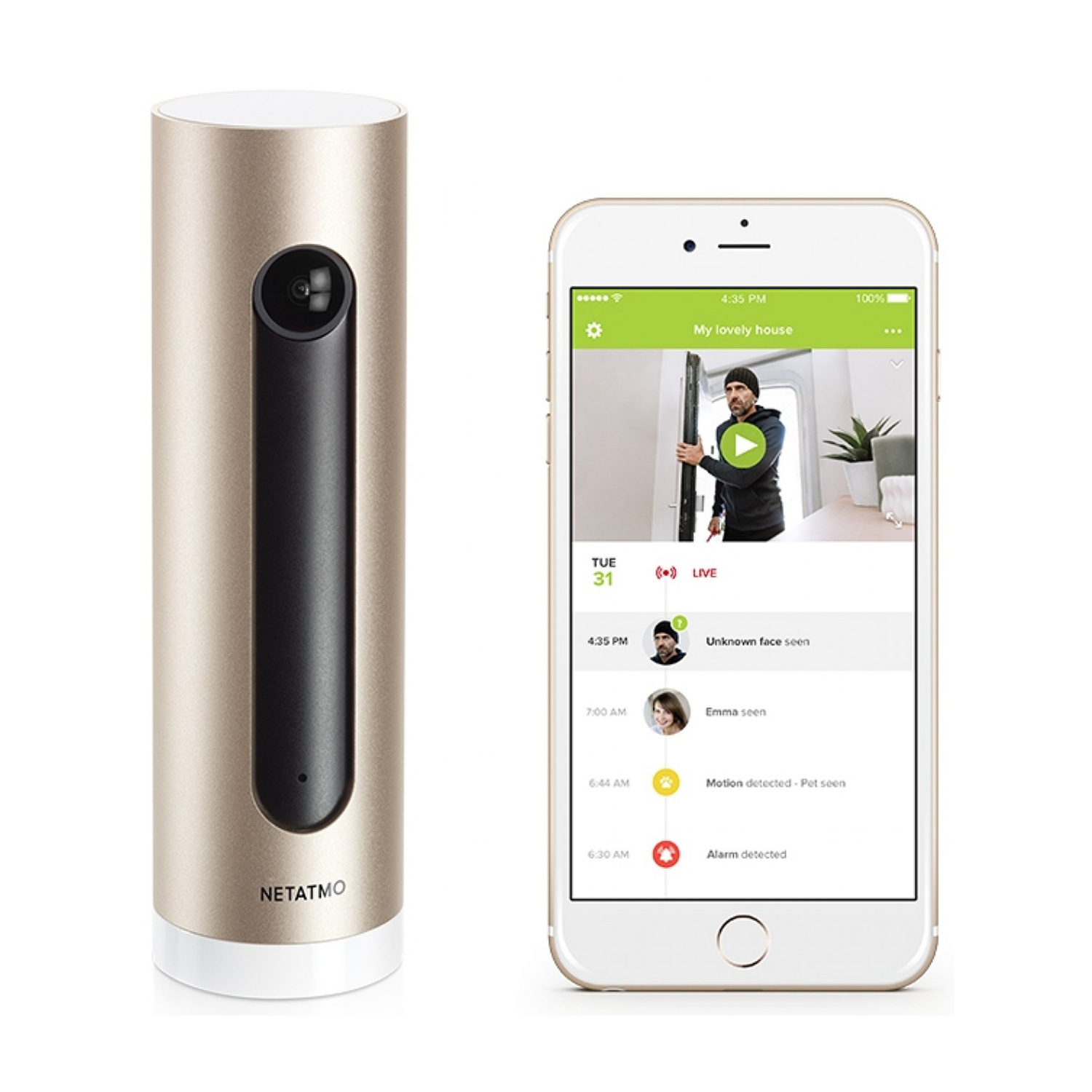 SISTEMA DI ALLARME NETATMO WELCOME+SIRENA+TAGS