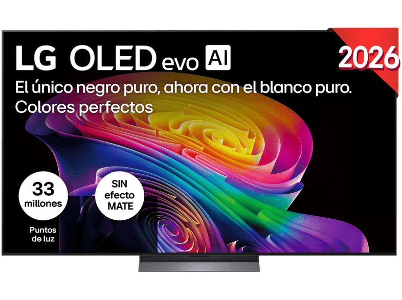 TV OLED 77" - LG OLED77C65LA, 4K, Procesador Inteligente α11 AI Processor 4K Gen3, Smart TV, DVB-T2 (H.265), Negro
