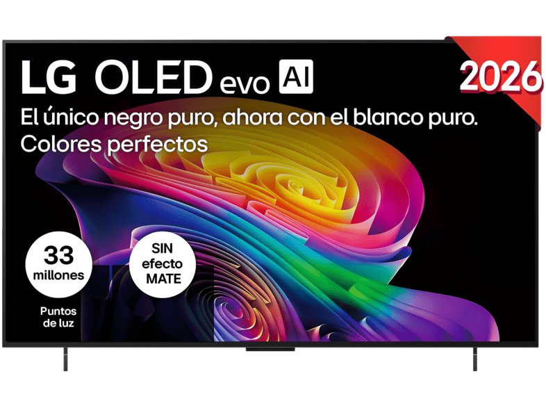 TV OLED 42" - LG OLED42C65LA, evo 4K, Procesador Inteligente α11 AI Processor 4K Gen3, Smart TV, DVB-T2 (H.265), Negro