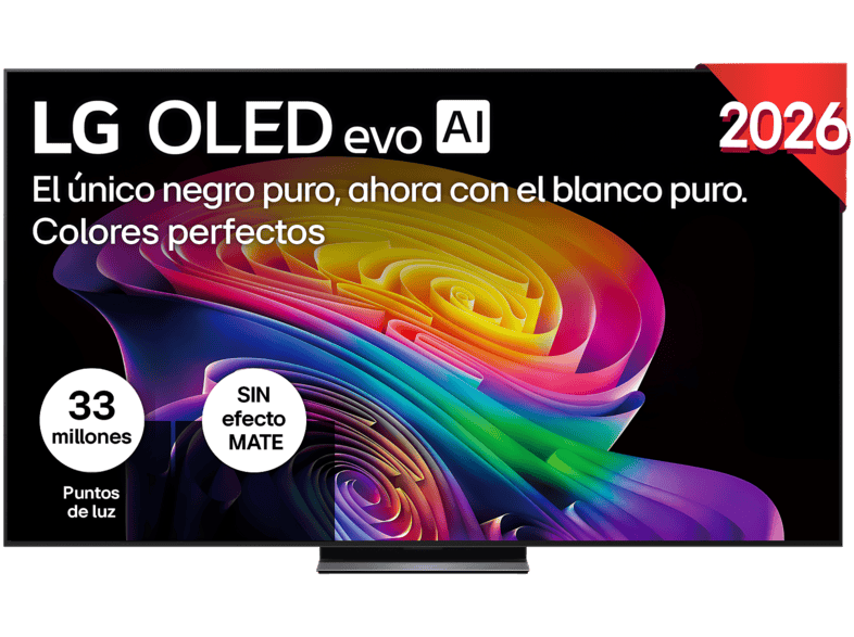 TV OLED 83" - LG OLED83C64LA, 4K, Procesador Inteligente α11 AI Processor 4K Gen3, Smart TV, DVB-T2 (H.265), Negro