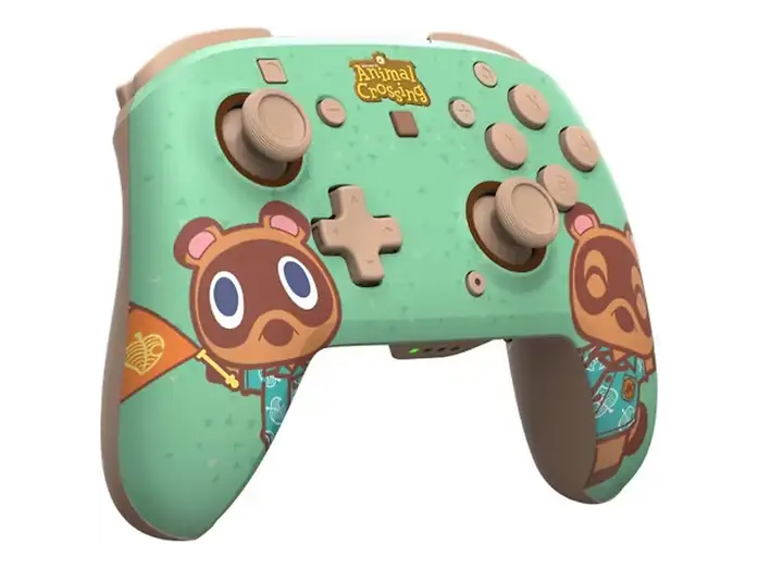 Mando Nintendo Switch 2 - Turtle Beach Animal Crossing, Compatible con Nintendo Switch, Switch Lite, OLED, Switch 2, Inalámbrico, Verde claro