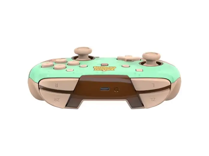 Mando Nintendo Switch 2 - Turtle Beach Animal Crossing, Compatible con Nintendo Switch, Switch Lite, OLED, Switch 2, Inalámbrico, Verde claro