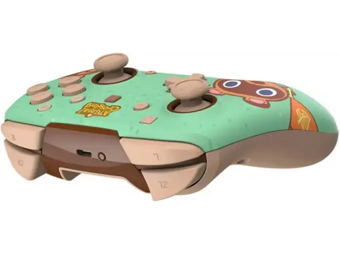Mando Nintendo Switch 2 - Turtle Beach Animal Crossing, Compatible con Nintendo Switch, Switch Lite, OLED, Switch 2, Inalámbrico, Verde claro