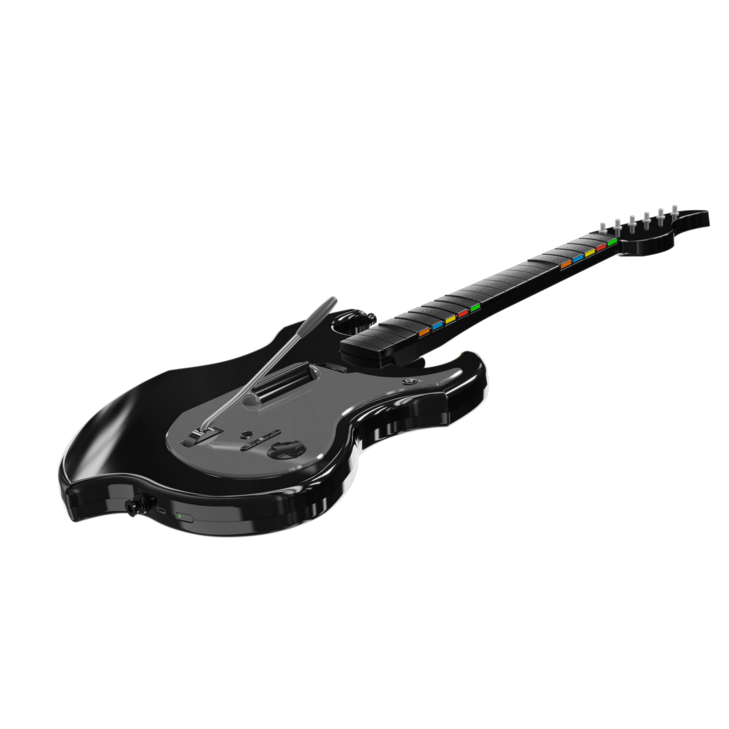 Guitarra inalámbrica - Turtle Beach RiffMasterWireles, Nintendo Switch 1&2, Hasta 36h de Autonomía, Plegable Negro