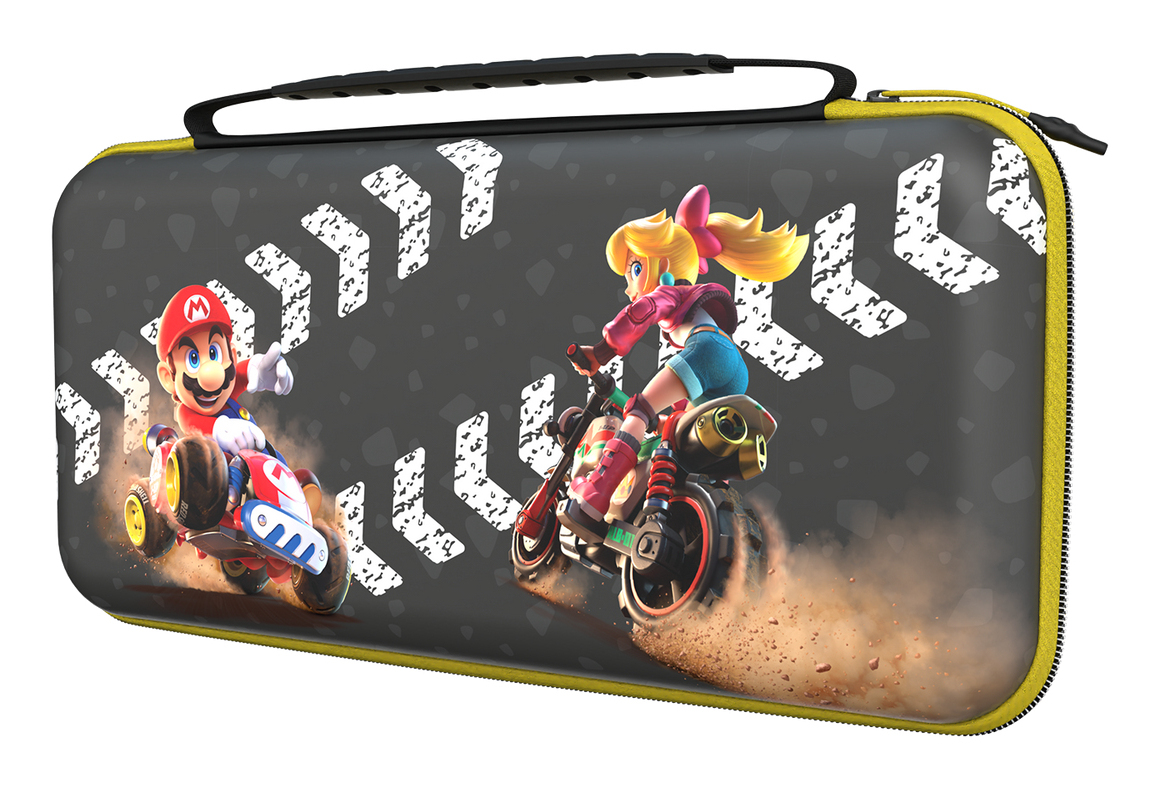 Funda Nintendo Switch 2 - Turtle Beach Mario Kart World, Compatible con Nintendo Switch 2 y Nintendo Switch 1, Brilla en la oscuridad, Multicolor