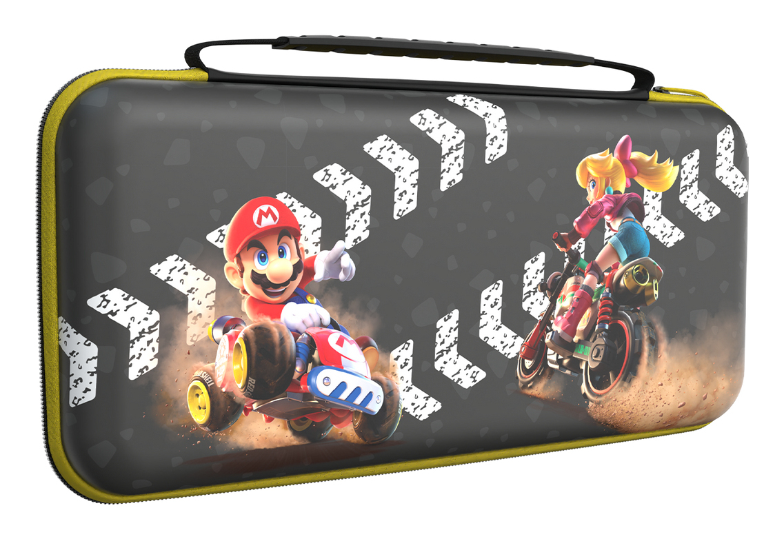 Funda Nintendo Switch 2 - Turtle Beach Mario Kart World, Compatible con Nintendo Switch 2 y Nintendo Switch 1, Brilla en la oscuridad, Multicolor
