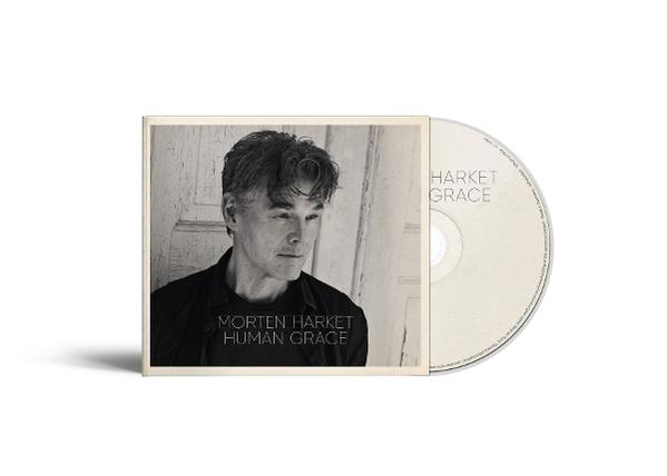 Schwarz-Weiß-CD-Cover mit dem Porträt von Morten Harket und dem Titel Human Grace.
