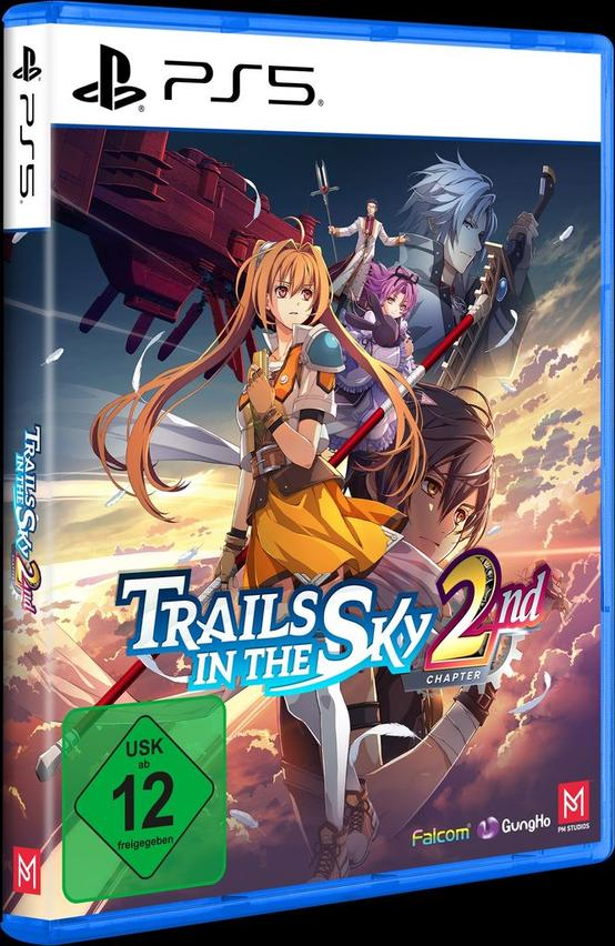 PS5-Spielhülle mit Anime-Charakteren und USK-12-Altersfreigabe.