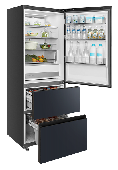 Chłodziarko-zamrażarka MIDEA MDRB542BIE70 191cm Insta-Fit PST+ Fresh Czarny