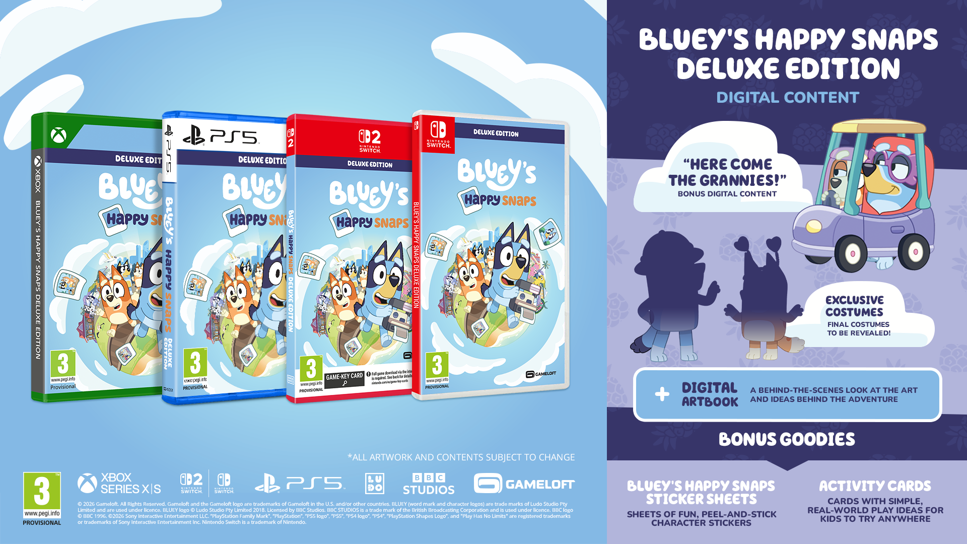 Bluey's Happy Snaps - Deluxe Edition (PlayStation 5)
