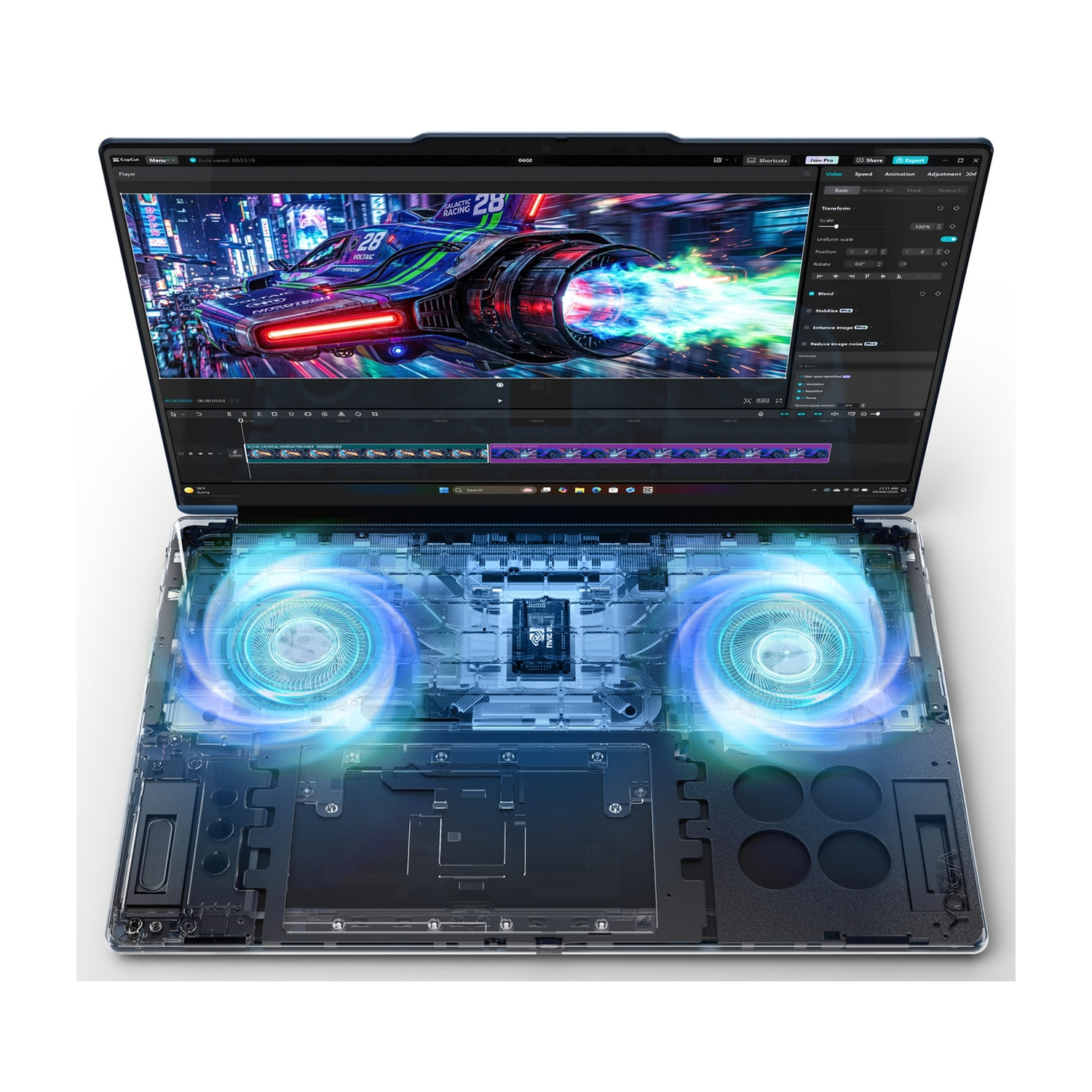 LENOVO Yoga 9 2-in-1 16N1X11 NOTEBOOK CONVERTIBILE, 16 ", processore NVIDIA RTX Spark N1X con 5120-core GPU e 18-core CPU, RAM 32 GB, 1000 GB SSD, Blue, Windows 11 Home