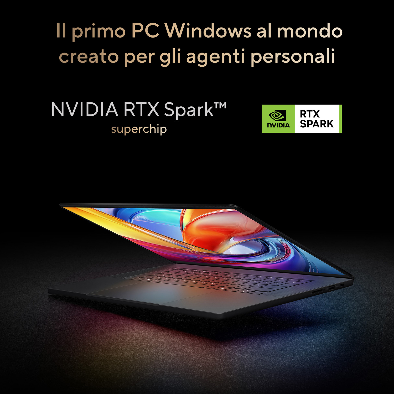 ASUS ProArt P16 H7607 Notebook, 16 ", processore NVIDIA RTX Spark N1X con 6144-core GPU e 20-core CPU, RAM 64 GB, 1000 GB SSD, Black, Windows 11 Home
