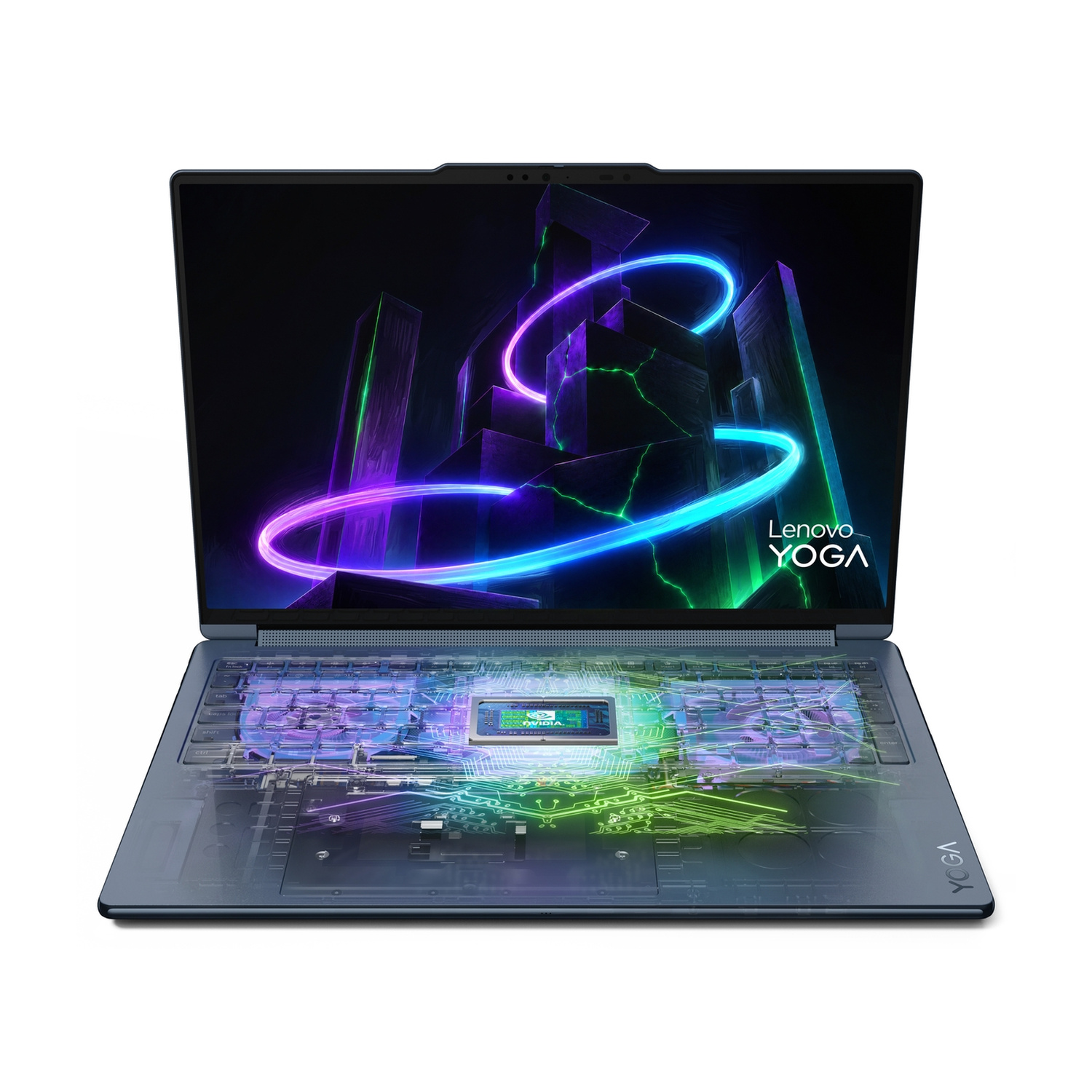 LENOVO Yoga 9 2-in-1 16N1X11 NOTEBOOK CONVERTIBILE, 16 ", processore NVIDIA RTX Spark N1X con 6144-core GPU e 20-core CPU, RAM 64 GB, 1000 GB SSD, Blue, Windows 11 Home
