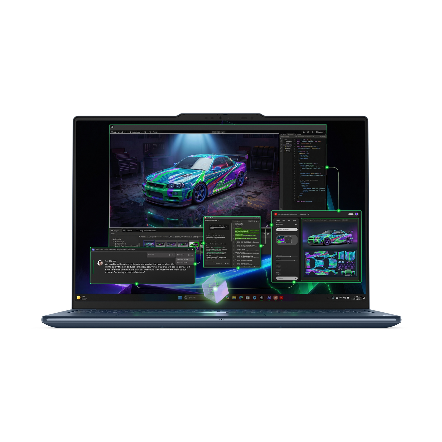 LENOVO Yoga 9 2-in-1 16N1X11 NOTEBOOK CONVERTIBILE, 16 ", processore NVIDIA RTX Spark N1X con 6144-core GPU e 20-core CPU, RAM 64 GB, 1000 GB SSD, Blue, Windows 11 Home