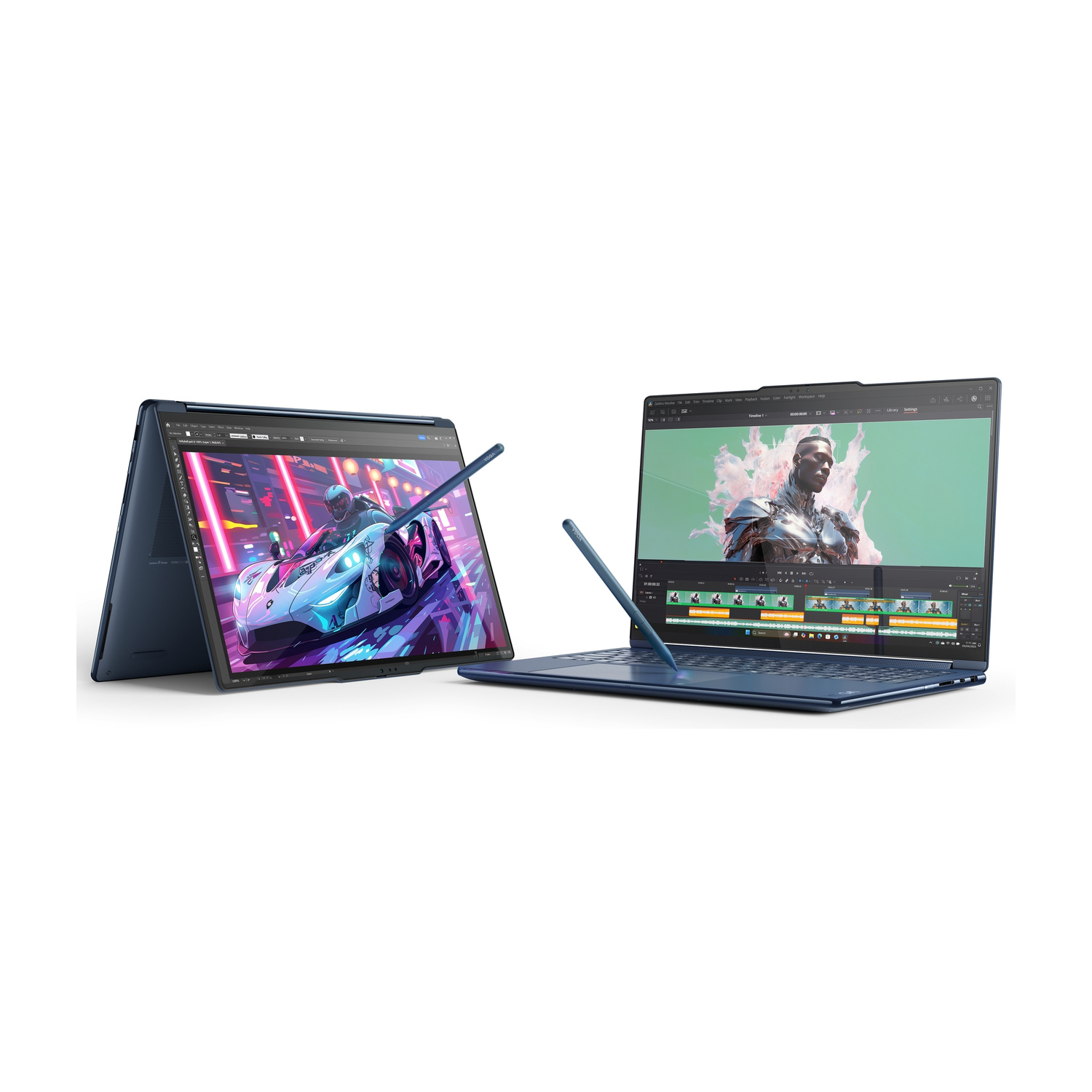 LENOVO Yoga 9 2-in-1 16N1X11 NOTEBOOK CONVERTIBILE, 16 ", processore NVIDIA RTX Spark N1X con 6144-core GPU e 20-core CPU, RAM 64 GB, 1000 GB SSD, Blue, Windows 11 Home