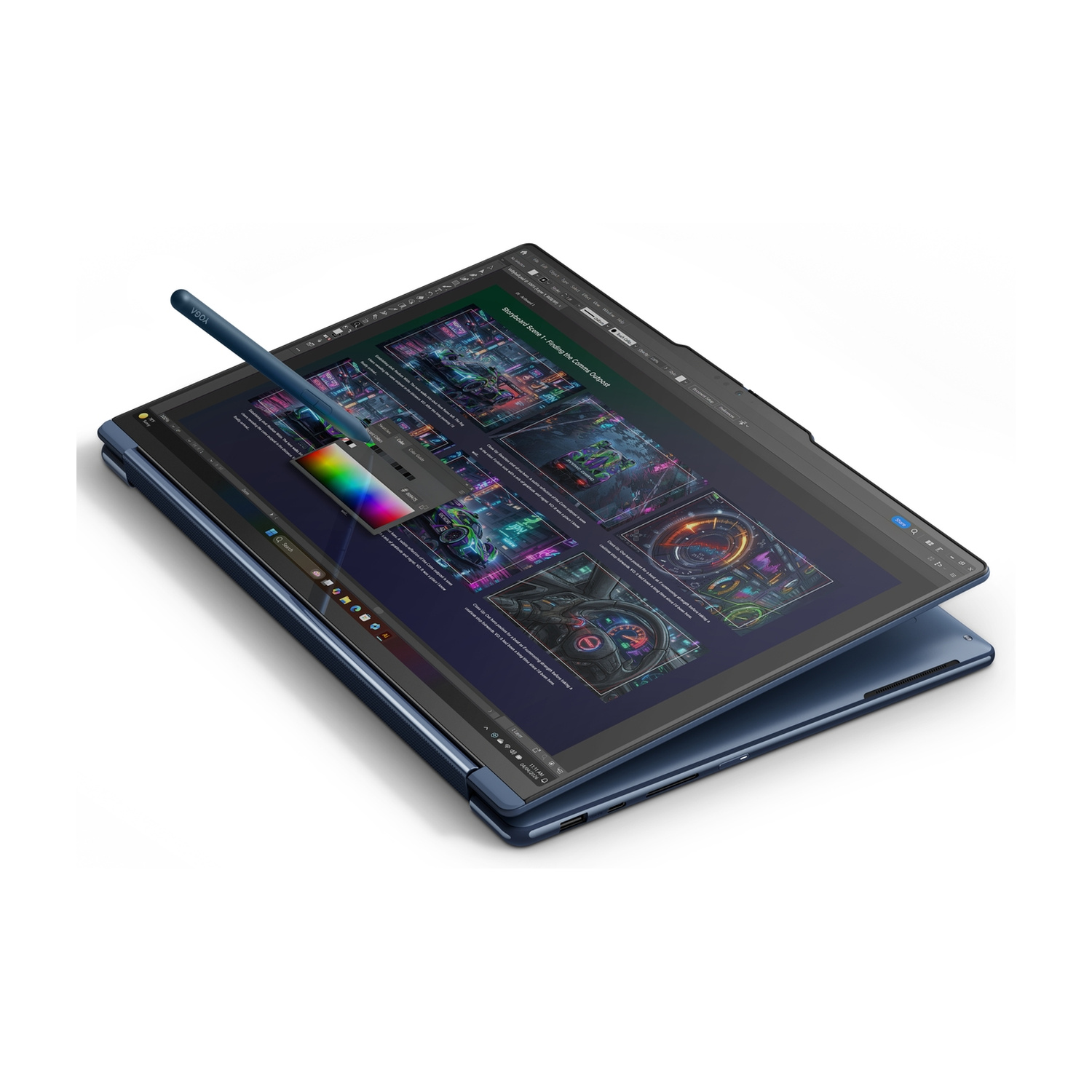 LENOVO Yoga 9 2-in-1 16N1X11 NOTEBOOK CONVERTIBILE, 16 ", processore NVIDIA RTX Spark N1X con 6144-core GPU e 20-core CPU, RAM 64 GB, 1000 GB SSD, Blue, Windows 11 Home