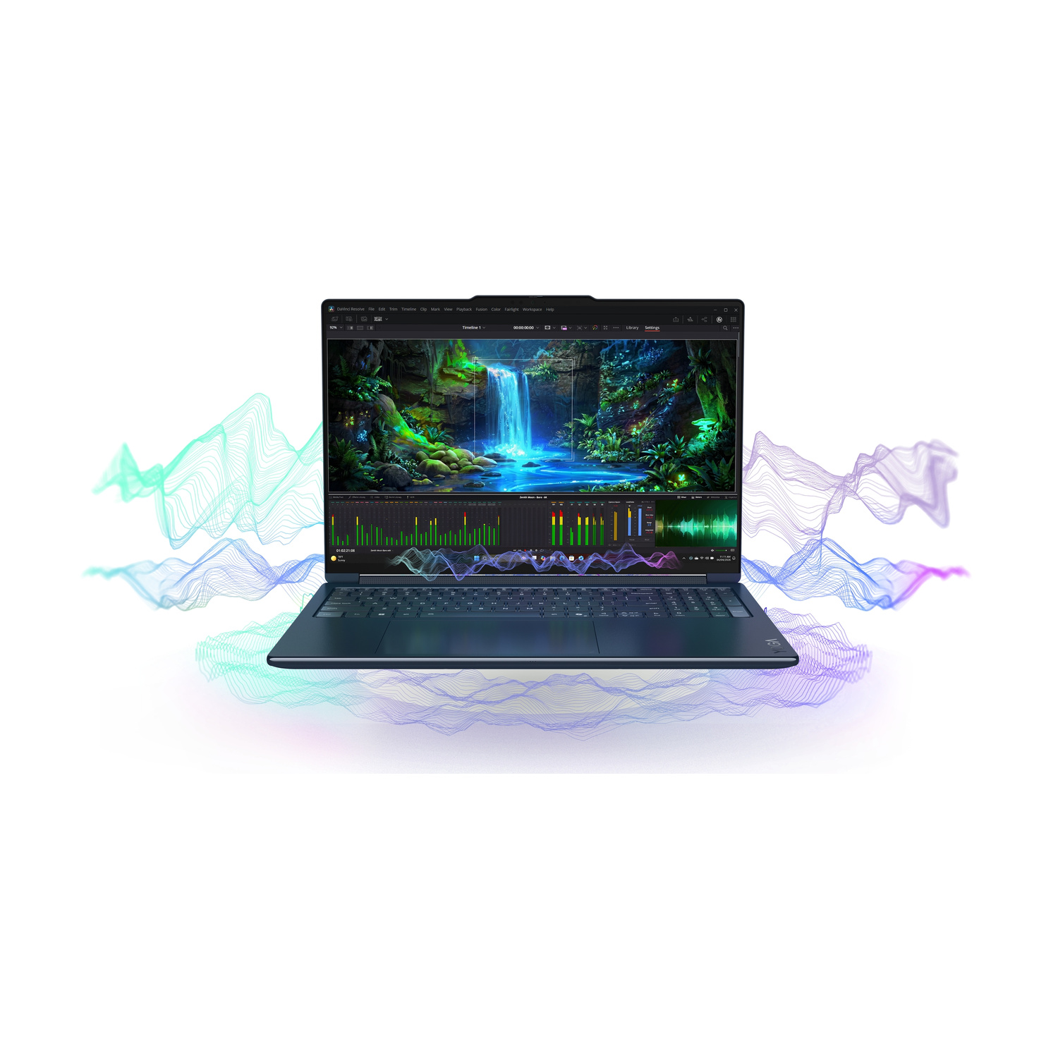 LENOVO Yoga 9 2-in-1 16N1X11 NOTEBOOK CONVERTIBILE, 16 ", processore NVIDIA RTX Spark N1X con 6144-core GPU e 20-core CPU, RAM 64 GB, 1000 GB SSD, Blue, Windows 11 Home